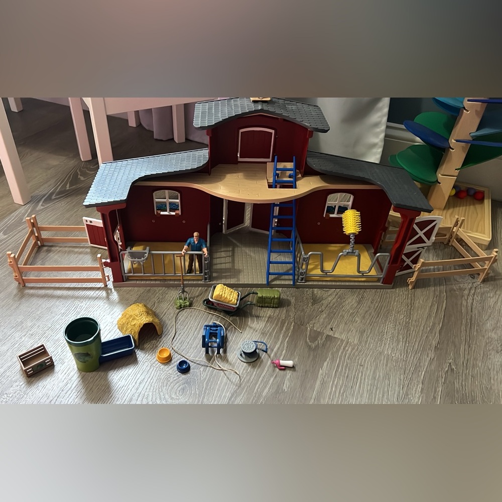 Schleich Red Barn Playset with Accessories